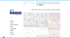 Desktop Screenshot of davidbiedenbender.com